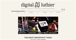 Desktop Screenshot of digitalluthier.com